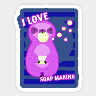 I Love Soap Making Sticker